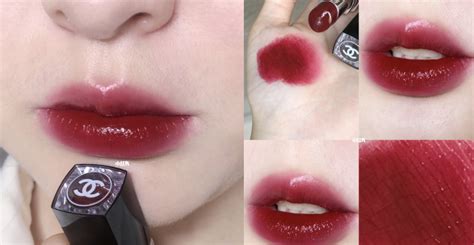 This trending Chanel lipstick gives you pretty red wine lips and it 